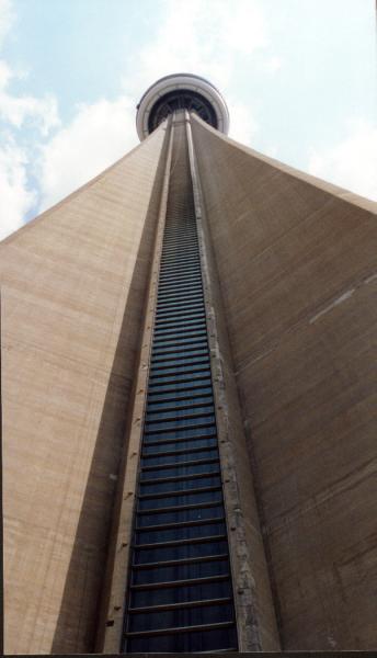 CN Tower, looking up